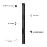 Quikcell Apple iPhone 16 Pro Max ULTRA OPERATOR Rugged Protective Case Armor Black