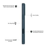 Quikcell Apple iPhone 16 Pro Max ULTRA OPERATOR Rugged Protective Case Navy Blue