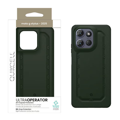 Quikcell Moto G Stylus - 2025 Ultra OPERATOR Case Army Green