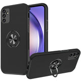 Samsung A54 CHIEF Oil Painted Magnetic Ring Stand Hybrid Case Cover - Black