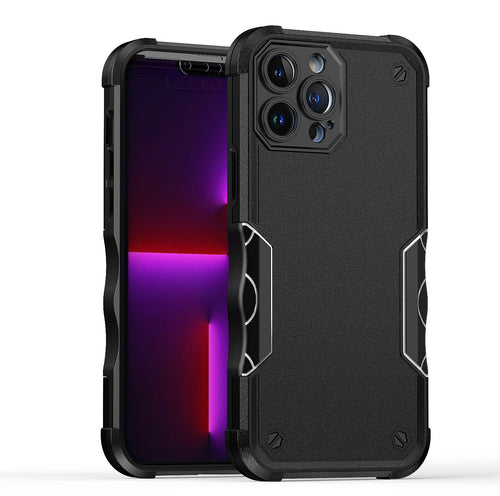 Apple iPhone 11 (XI6.1) Exquisite Tough Shockproof Hybrid Case Cover - Black