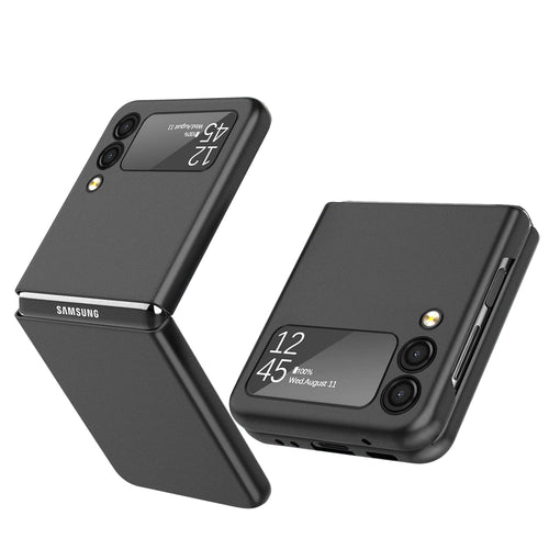 Samsung Z Flip 7FE / Flip 6 Flip Snap On Premium Matte Finish Case Cover - Black