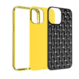 Apple iPhone 14 PRO 6.1" Radiant Chrome Diamonds Hybrid Case Cover - Black