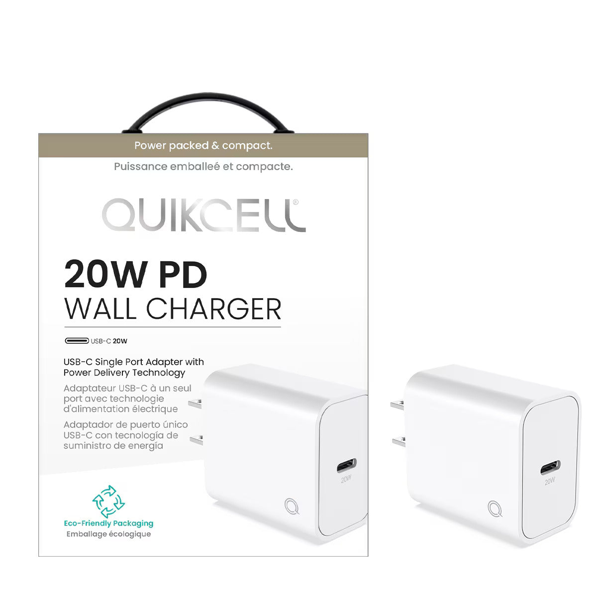 Quikcell  20W PD Wall Charger White