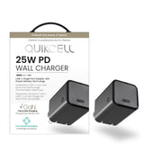 Quikcell   25W PD Wall Charger Black