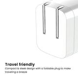 Quikcell   35W PD Dual Port Wall Charger White