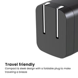 Quikcell   35W PD Dual Port Wall Charger Black