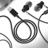 Quikcell   QMIX 300 Comfort Fit Earbuds Black