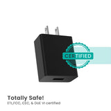 Quikcell   POWER PACK Wall Charger + USB-A to Lightning Black