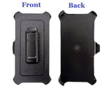 iPhone 17 Pro Rugged Armor with Belt Clip Holster - Gray