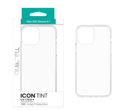 Quikcell Apple iPhone 13 ICON TINT Translucent Case Ice