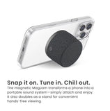 Quikcell   Magnetic Wireless Speaker Black