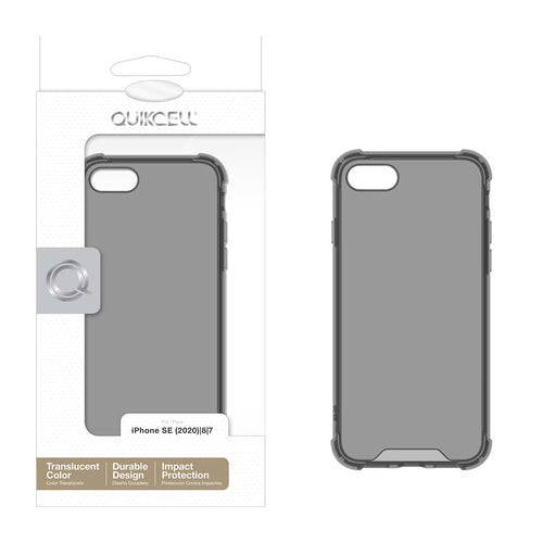 Quikcell Apple iPhone SE 2020-22 ICON TINT Translucent Case Smoke