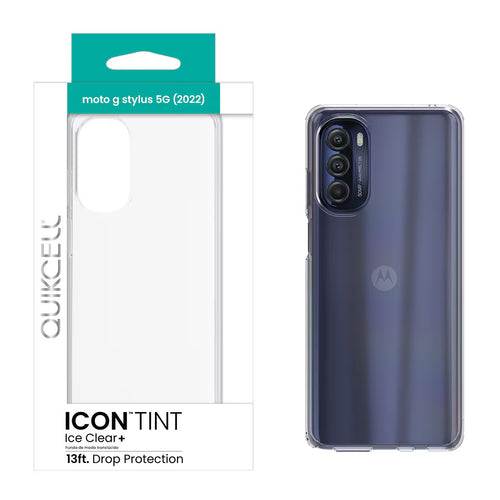 Quikcell Moto G Stylus 5G (2022) ICON TINT Translucent Case Ice