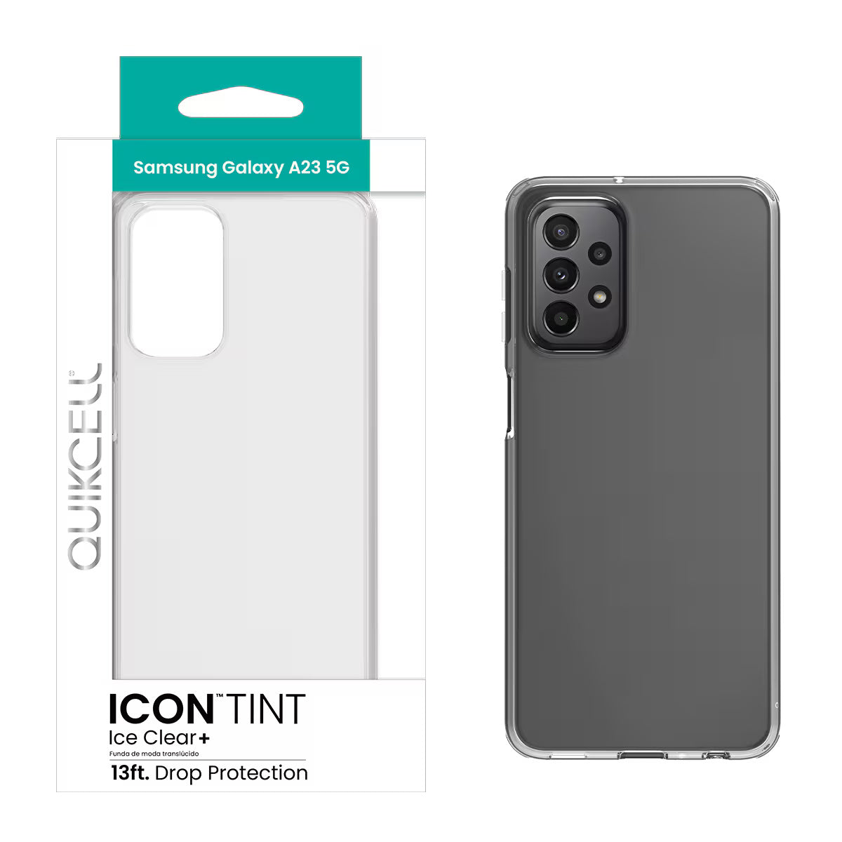 Quikcell Samsung Galaxy A23 5G ICON TINT Translucent Case Ice