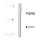 Quikcell Apple iPhone 14, Apple iPhone 16e ICON TINT Translucent Case Ice