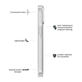 Quikcell Apple iPhone 14 Plus ICON TINT Translucent Case Ice