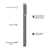 Quikcell Apple iPhone 14 Plus ICON TINT Translucent Case Smoke