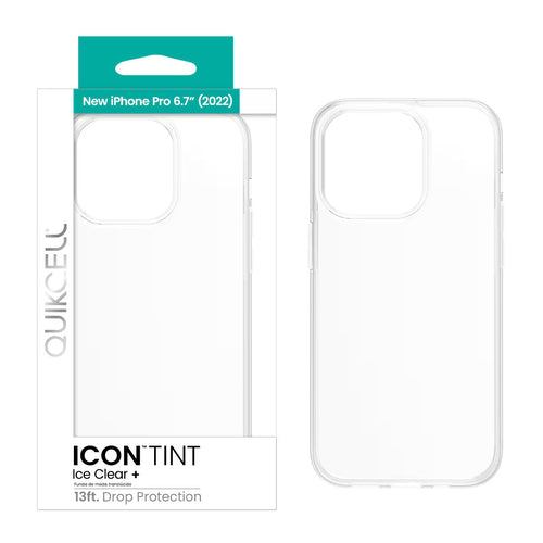 Quikcell Apple iPhone 14 Pro Max ICON TINT Translucent Case Ice