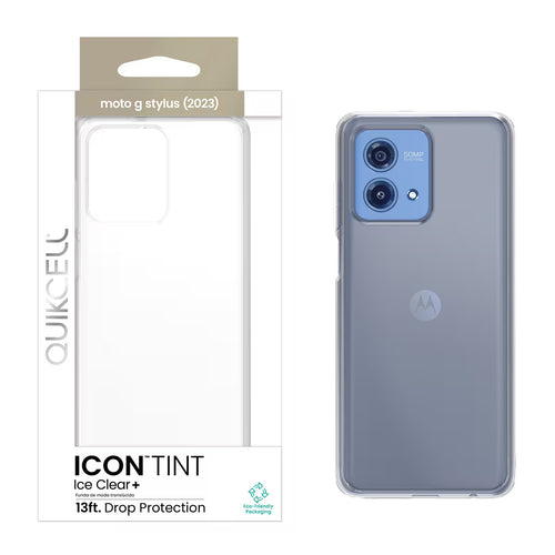 Quikcell Moto G Stylus (2023) ICON TINT Translucent Case Ice