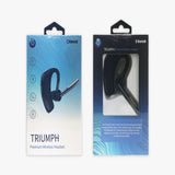 uPlus V8 Triumph Bluetooth Wireless Headset Stereo Headphone Earphone Sport Handfree - Black (LANE A RACK 1)