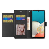 Apple iPhone 14 PRO MAX 6.7" Wallet ID Card Holder Case Cover - Black