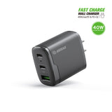 40W Dual PD+QC Fast Wall Charger (12/48)