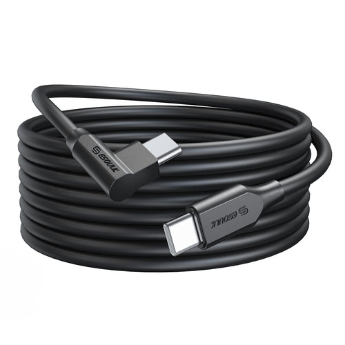 3Ft Right Angle USB-C To USB-C Charging Cable (12/144)