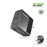 45W PD Dual Type-C Fast Wall Charger (12/48)