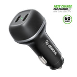 60W PD Dual USB-C Car Charging Plug (12/48)