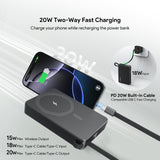 10000mAh Built-In Cable Magnetic Power Bank (12/48)