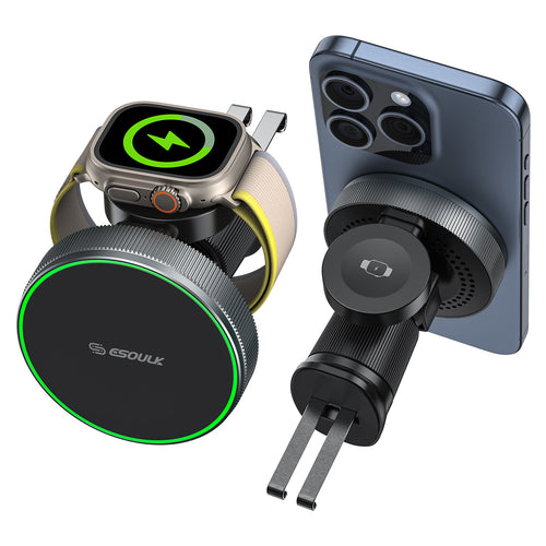 15W 2-in-1 Magnetic Wireless Car Charger (12/48)