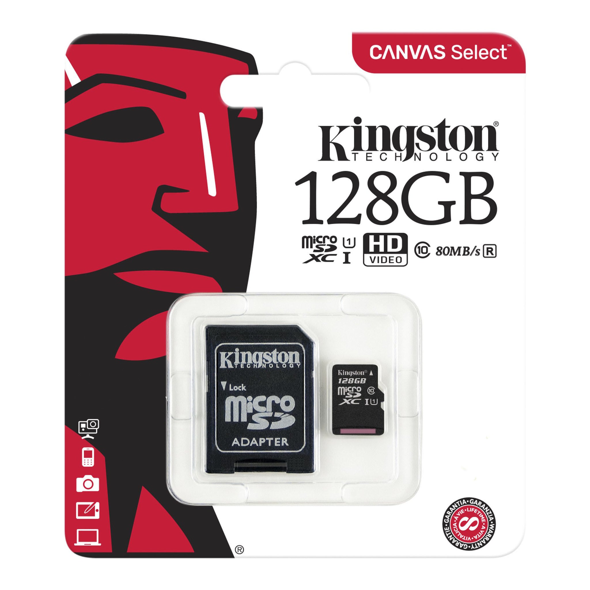 KINGSTON MICRO-SD MEMORY CARD -128GB