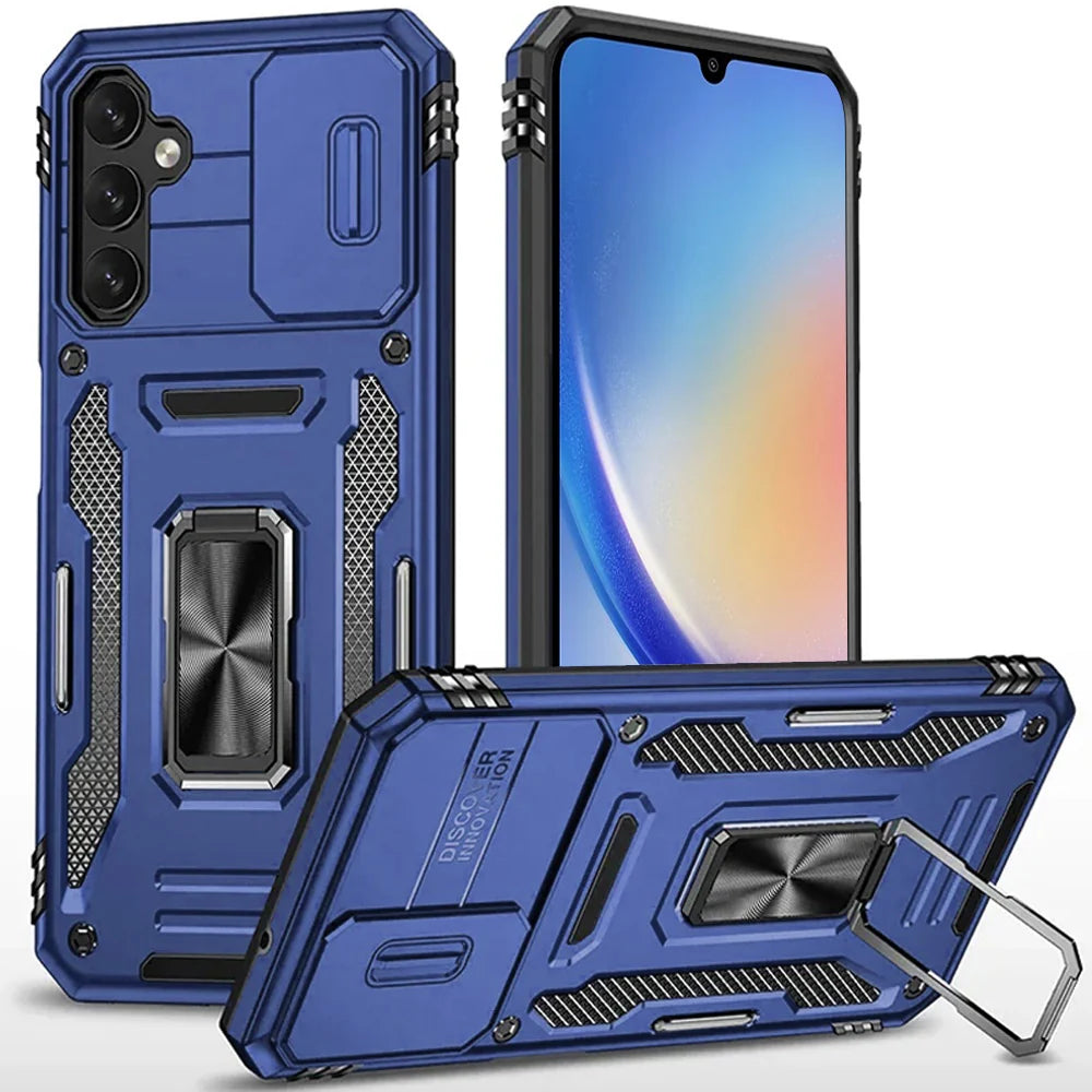 MAGNETIC RING STAND CASE FOR SAMSUNG A15