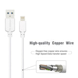 Esoulk Faster Speed Charging Cable For Apple Devices (5ft / 10ft)