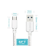 ESOULK EC30P-TPC 5FT TYPE C  USB CABLE