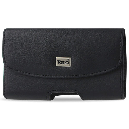 Reiko Horizontal Faux Leather Pouches