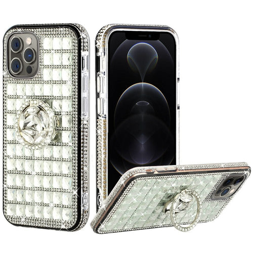 iPhone 13 Pro Max Diamond Ring Stand Case