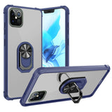 Transparent Magnetic Ring Kickstand Case For iPhone 12 Pro (2 Colors)