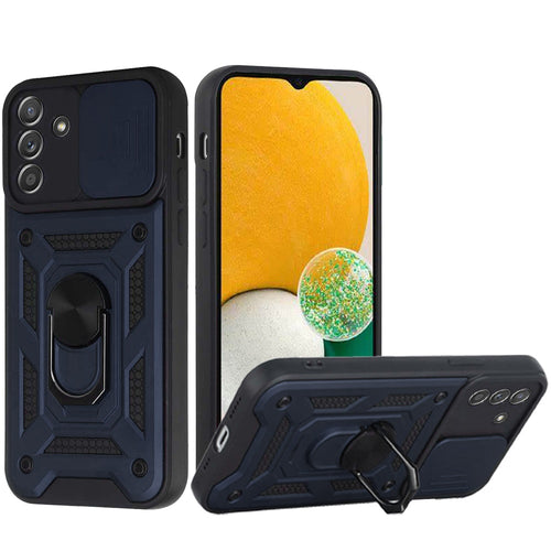 Magnetic Ring Stand Camera Cover Case For Galaxy A13 (3 Colors)