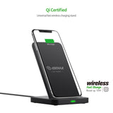 QI 10W Vertical Double Coil Wireless Fast Charger
