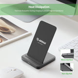 QI 10W Vertical Double Coil Wireless Fast Charger