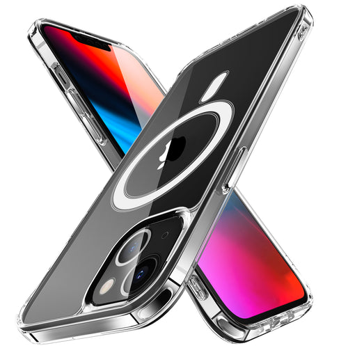 iPhone 11 (XI6.1) Thick Transparent [Magnetic Circle] Shockproof Hybrid - Clear