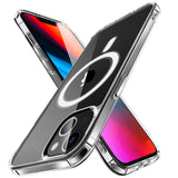 iPhone 11 (XI6.1) Thick Transparent [Magnetic Circle] Shockproof Hybrid - Clear