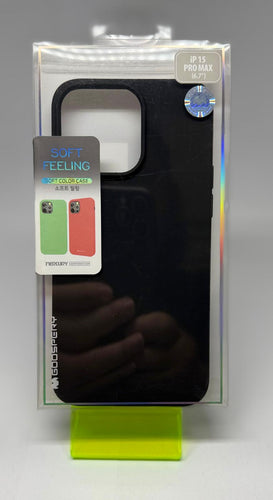 SOFT FEELING CASE FOR IPHONE 15 PRO MAX BLACK