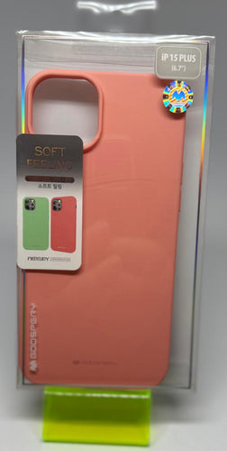 SOFT FEELING CASE FOR IPHONE 15 PLUS PINK