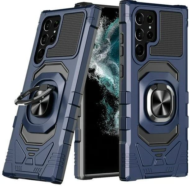 RING STAND CASE FOR SAMSUNG S23 ULTRA - BLUE