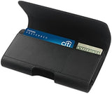 Reiko Horizontal Leather Pouch with Card Holder for Samsung Note 4/3