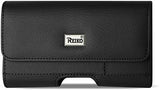 Reiko Horizontal Leather Pouch with Card Holder (6.62X3.46X0.68 inches)