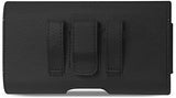 Reiko Horizontal Leather Pouch with Card Holder (6.62X3.46X0.68 inches)